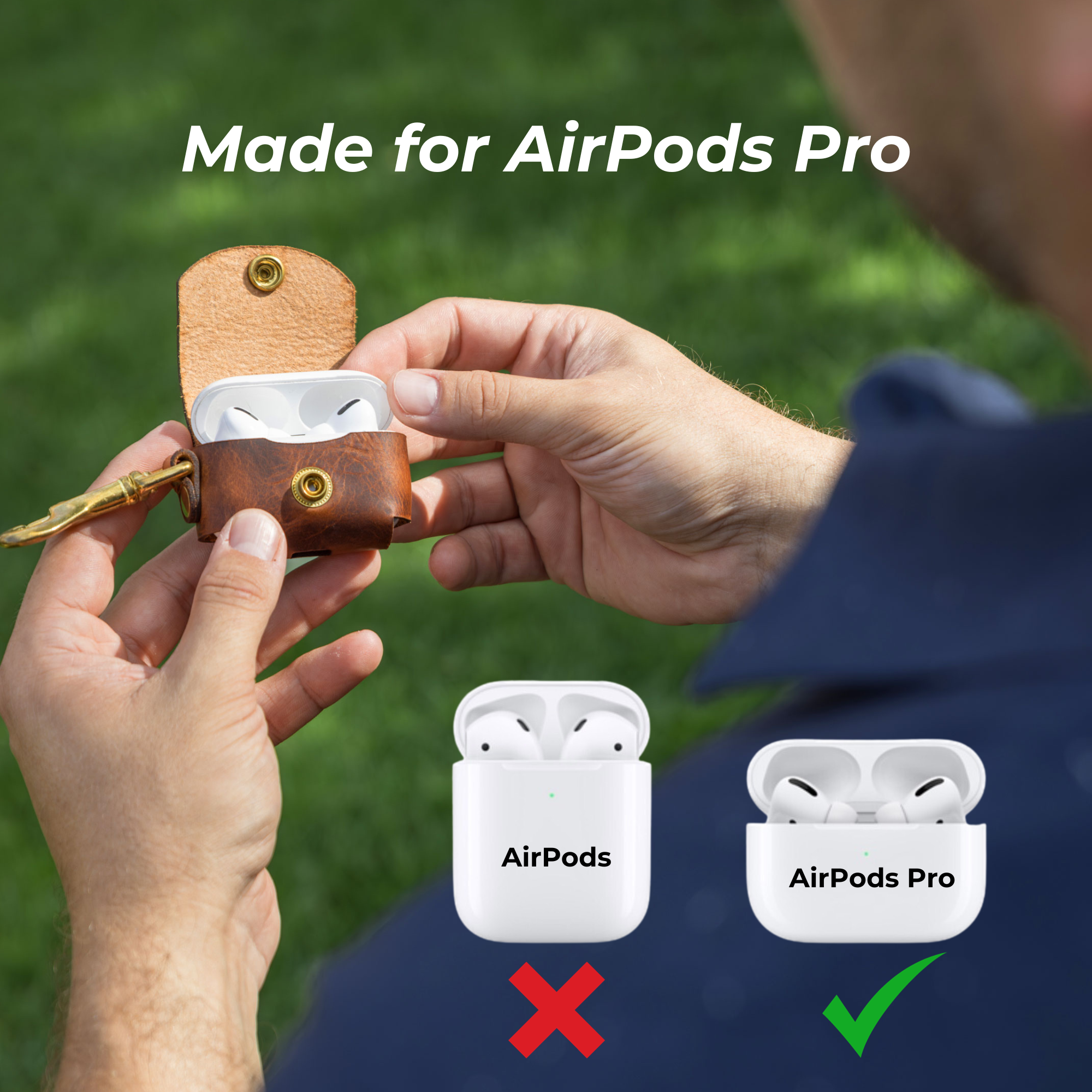AirPods PRO Charger Keychain Case