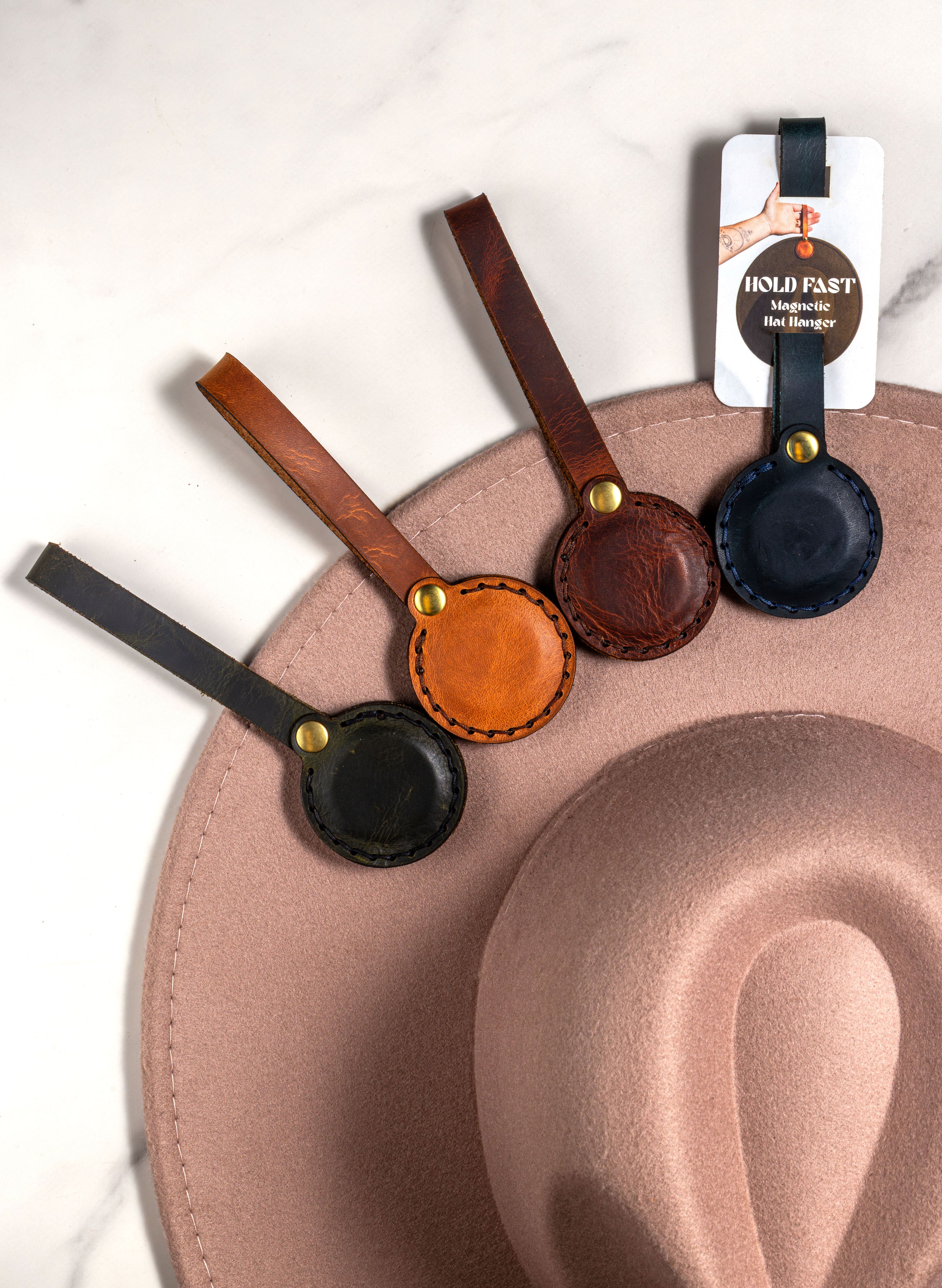 Holdfast Magnetic Leather Hat Hanger – Espacio Handmade