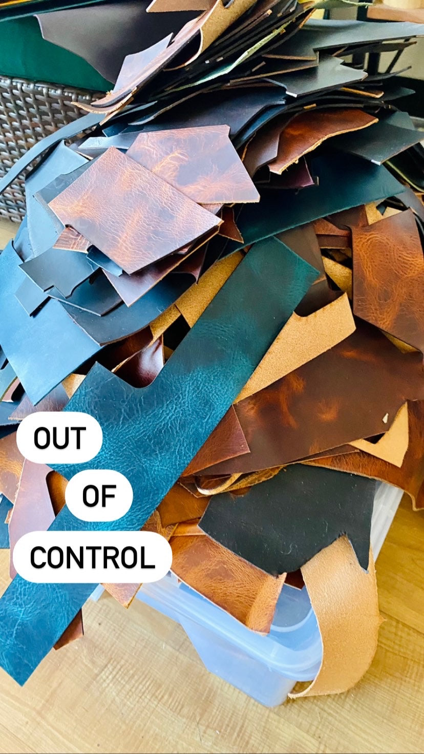 Leather Scrap by the pound