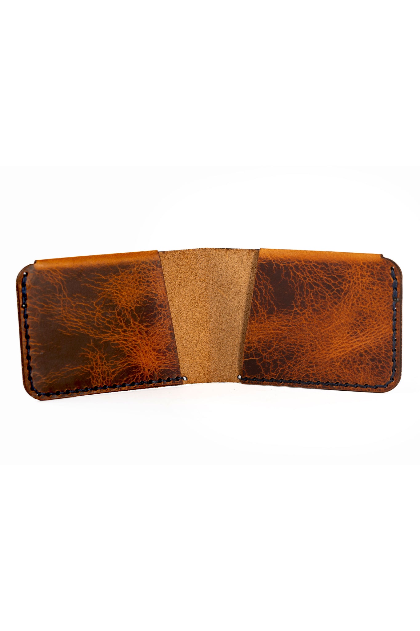 Bandera Folded 2-Pocket Leather Wallet