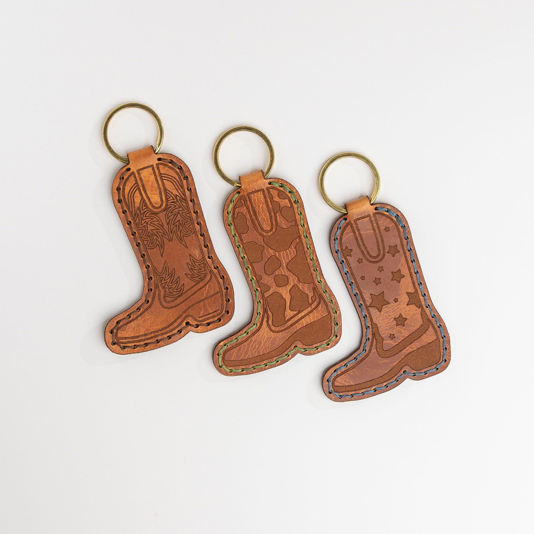 Cowboy Boot Keychain