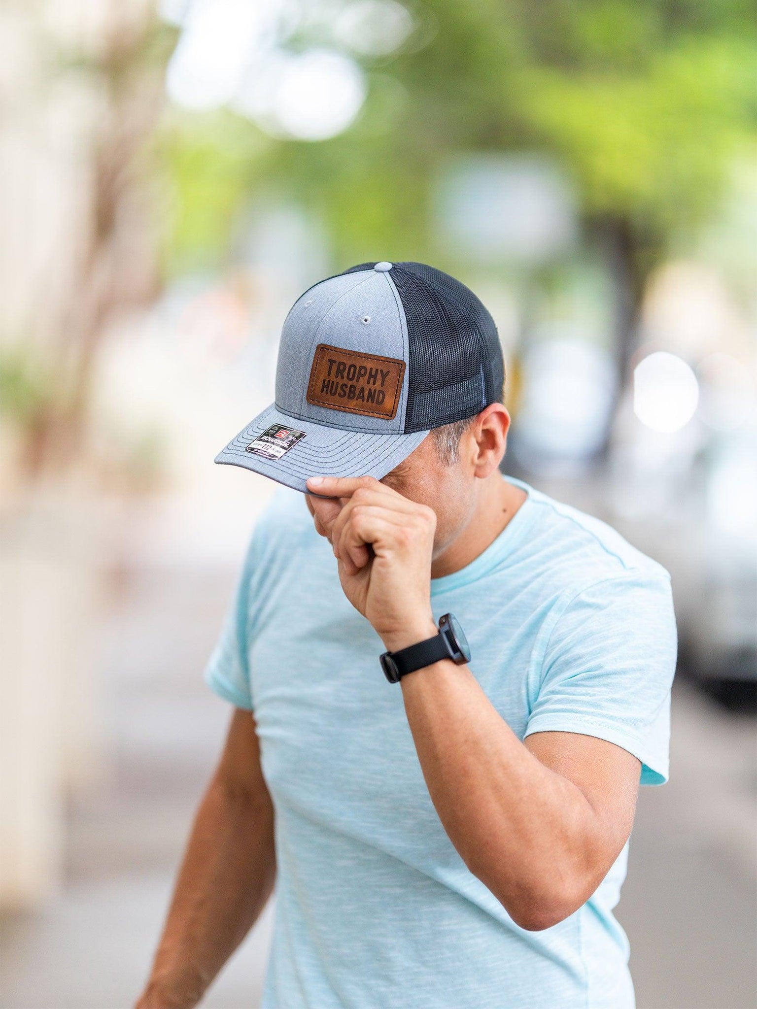 Beer Happy Hat with Leather Patch