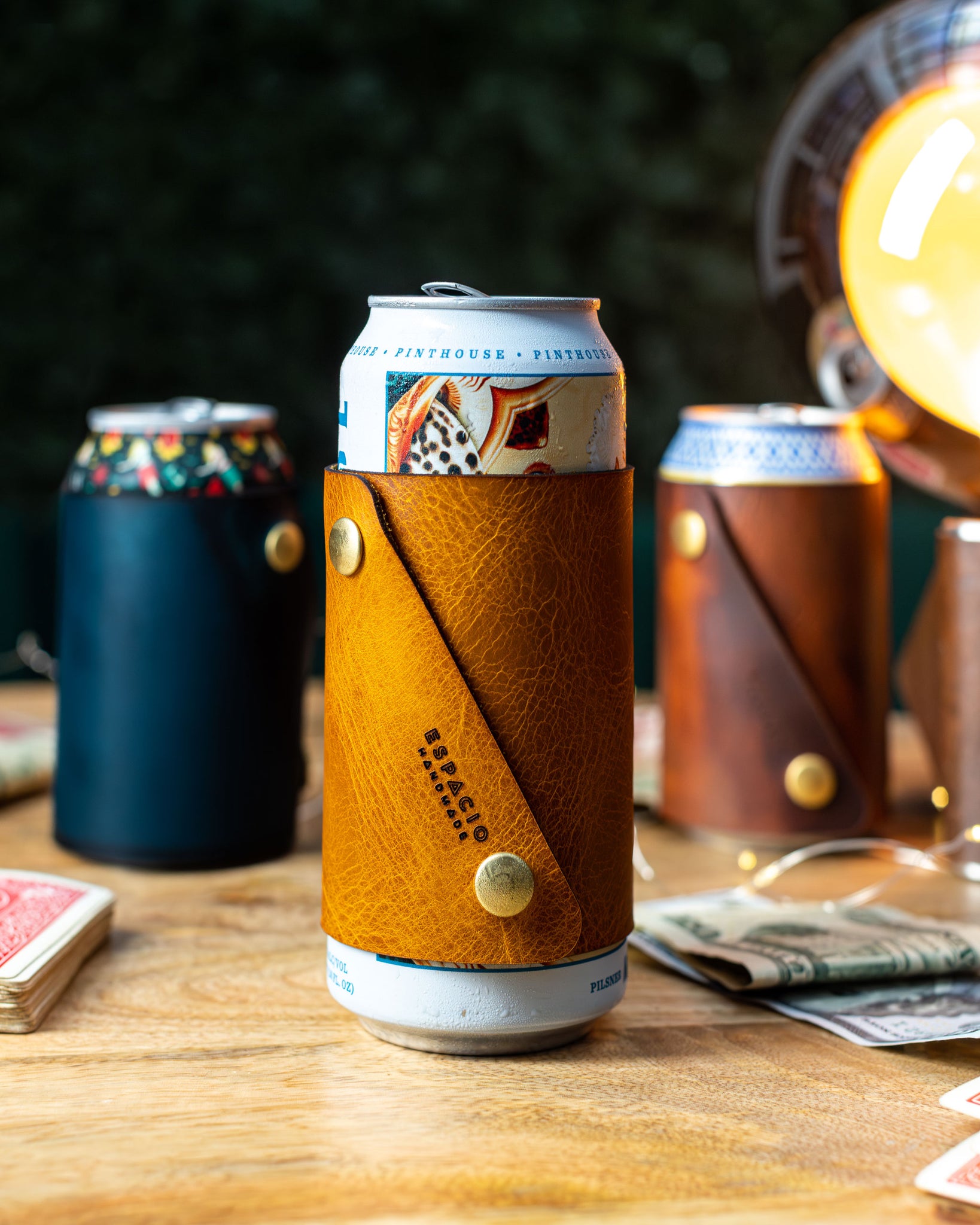 Leather Can Coozie