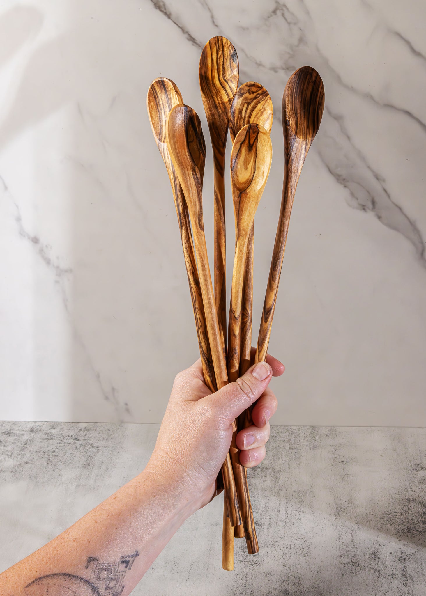 Wooden Tall Stir Spoon