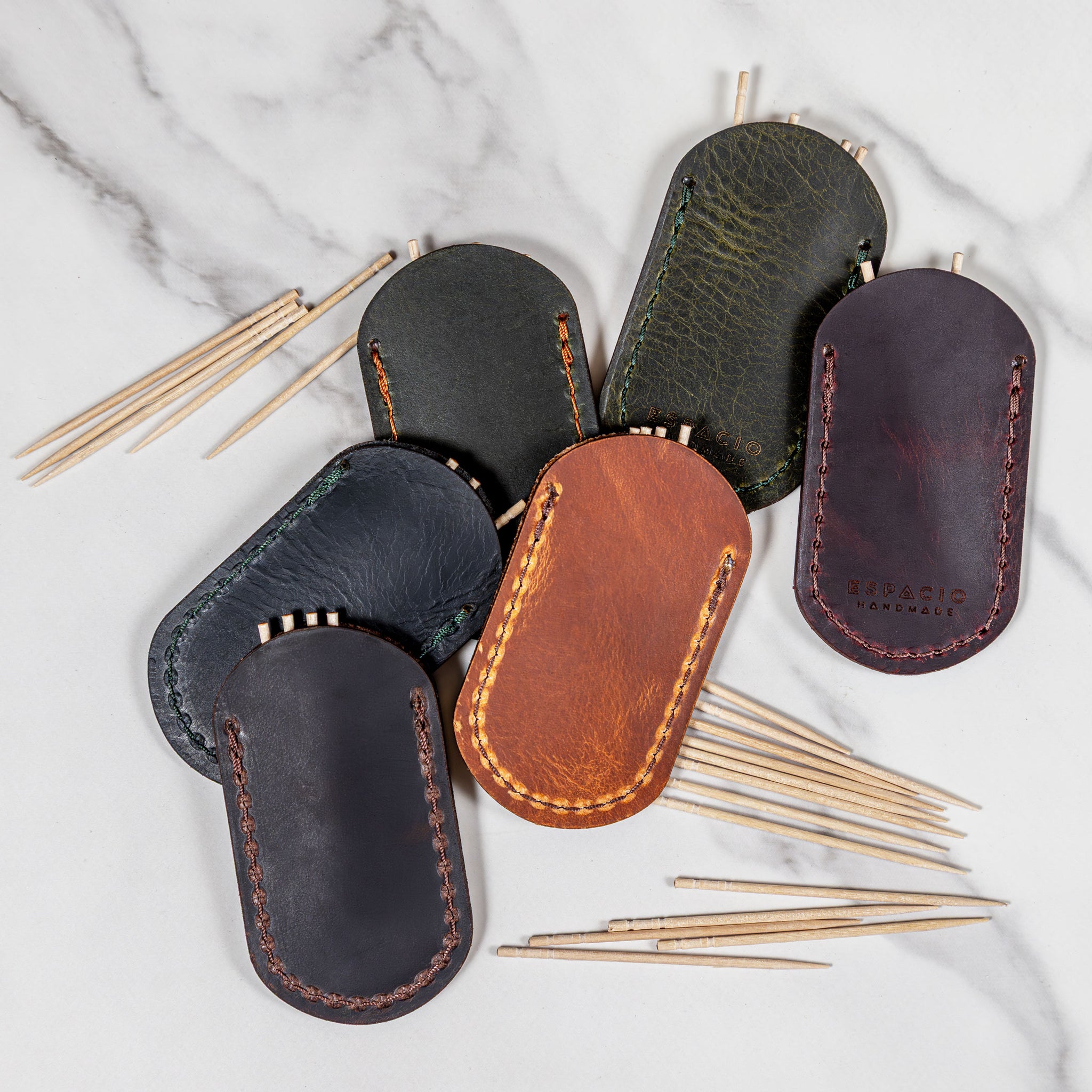 Leather Toothpick Pouch – Mini Case