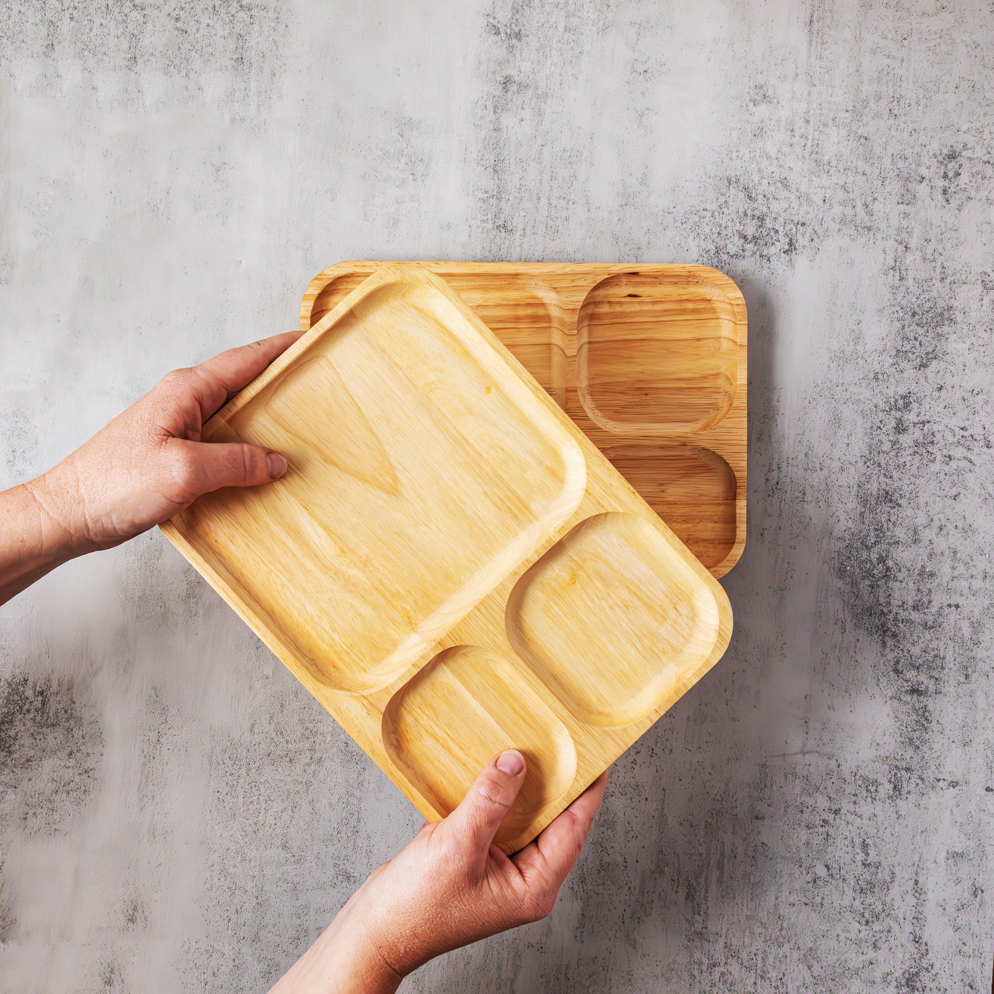 Wooden Maple Plate Board-Organizer