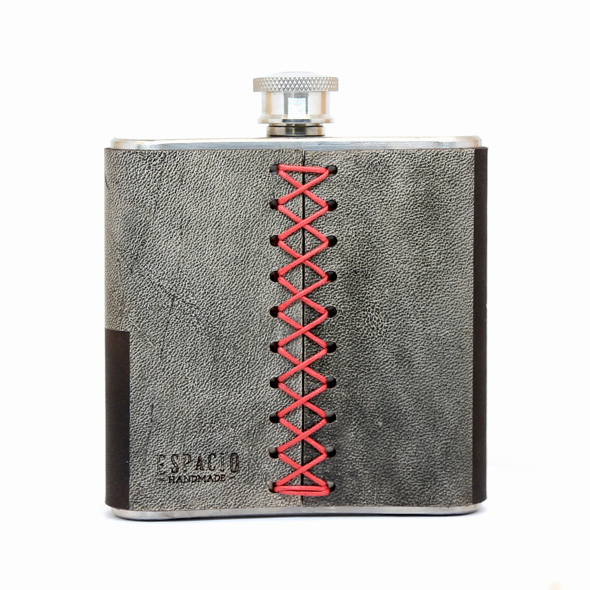 Texas Flag Leather Hip Flask