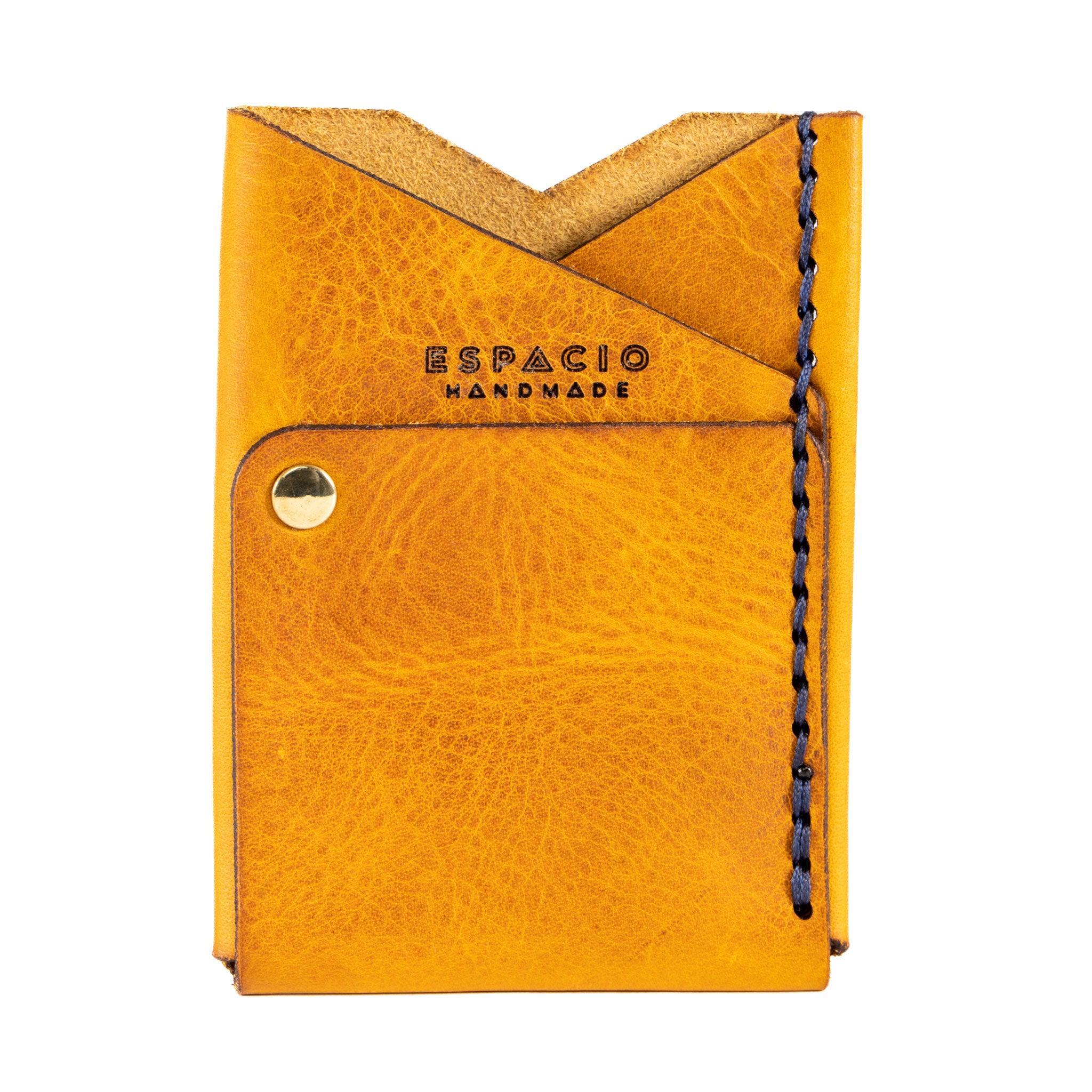 Big Spender Leather Wallet in Butterscotch - Espacio Handmade