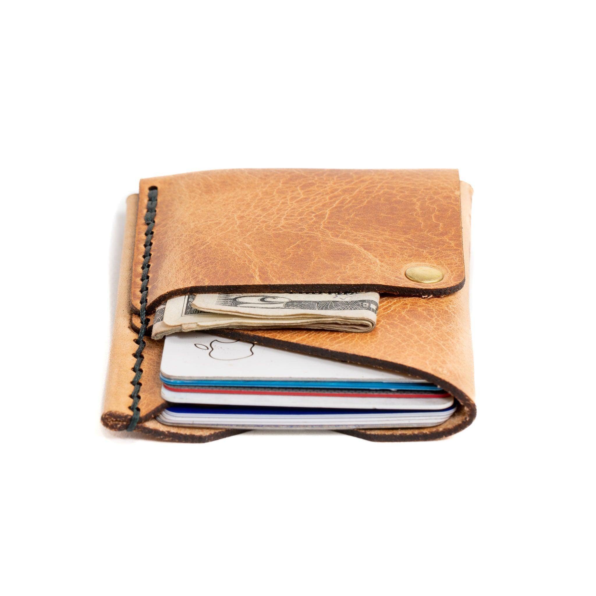 Big Spender Leather Wallet in Desert - Espacio Handmade