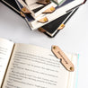 3 down forever to go – Corner Leather Bookmark - Espacio Handmade