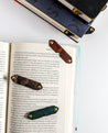 Colors! Corner Leather Bookmark - Espacio Handmade