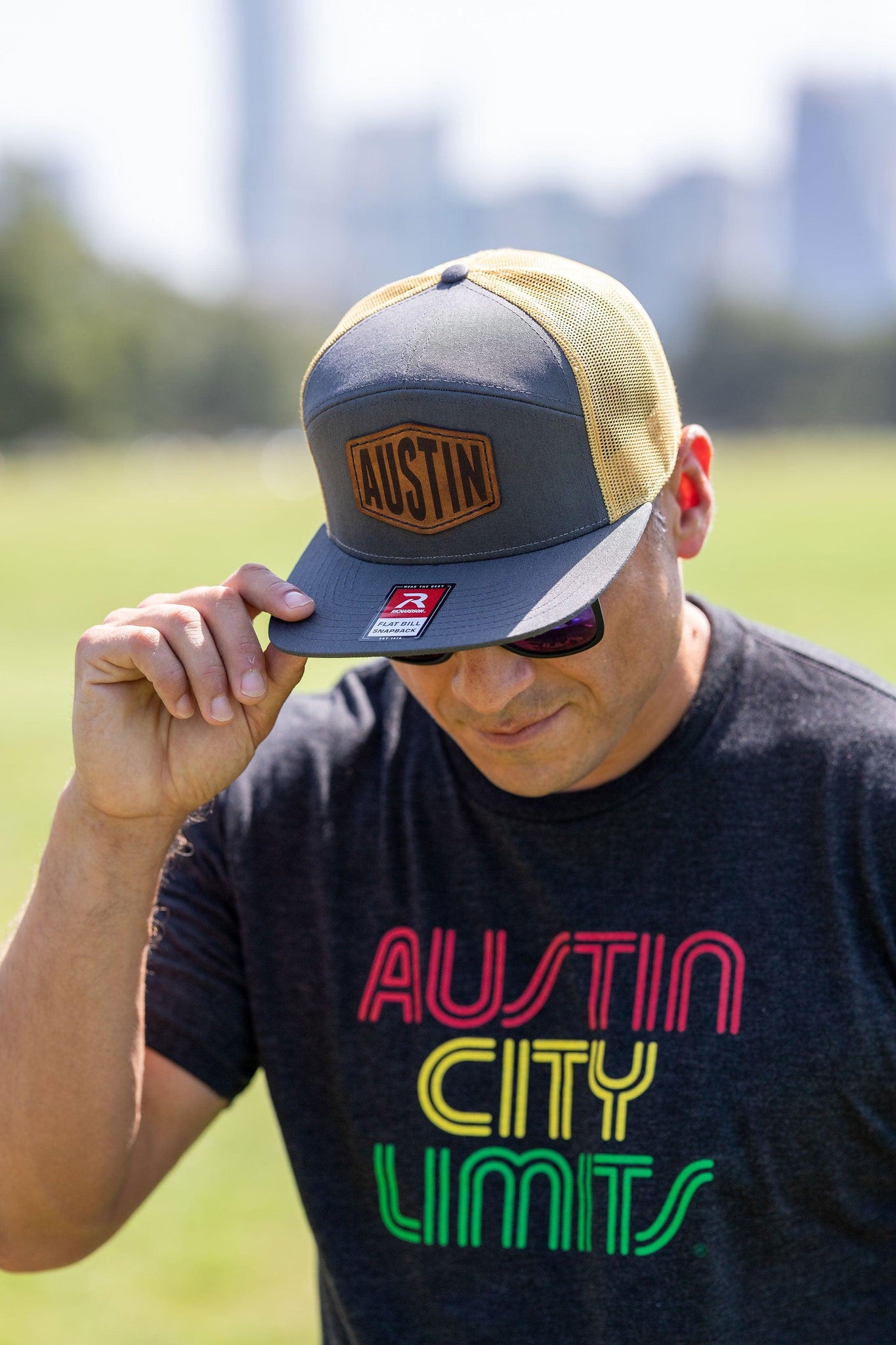 Austin Hat with Leather Patch Richardson 168 - Espacio Handmade