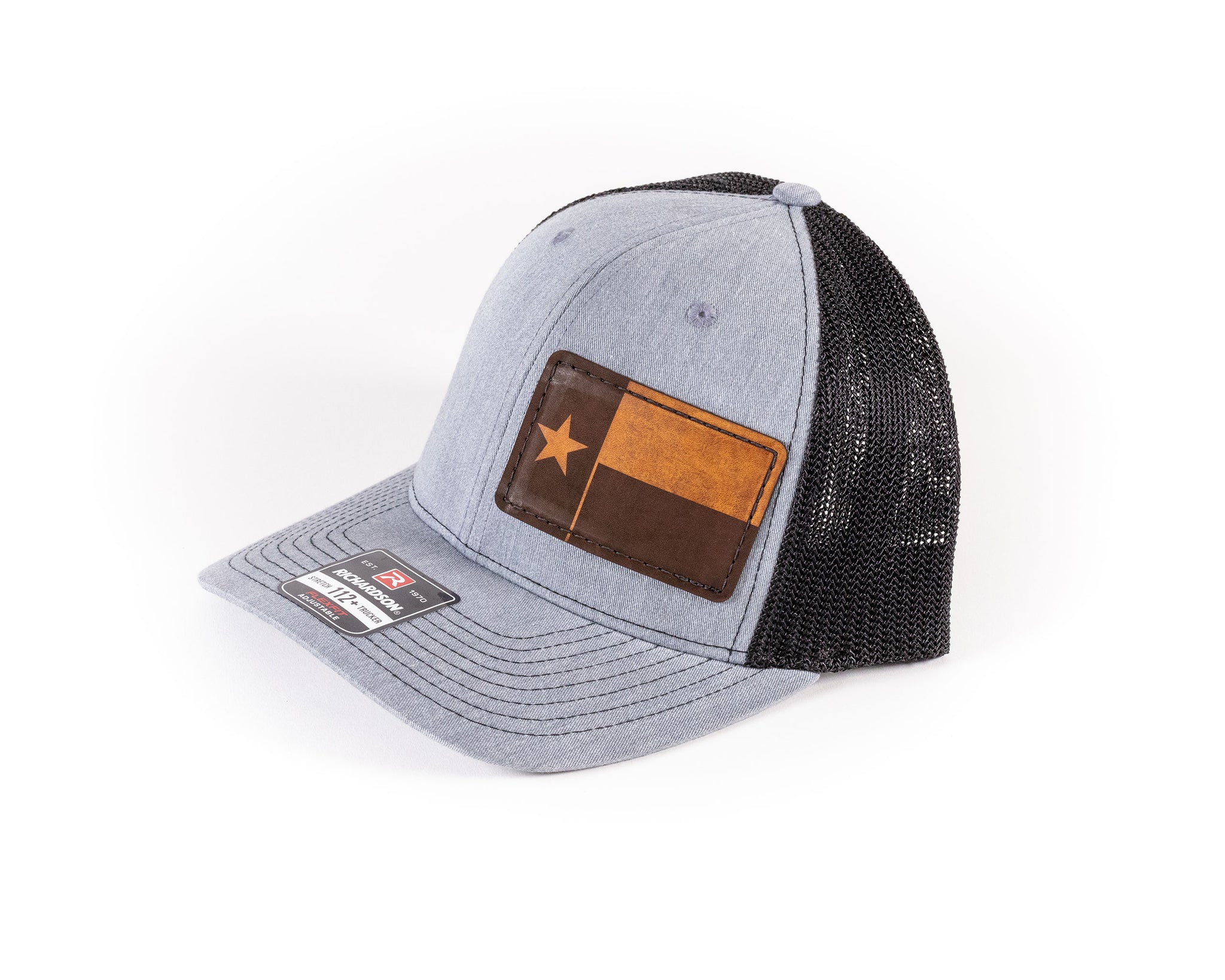 Texas Flag Hat with Leather Patch