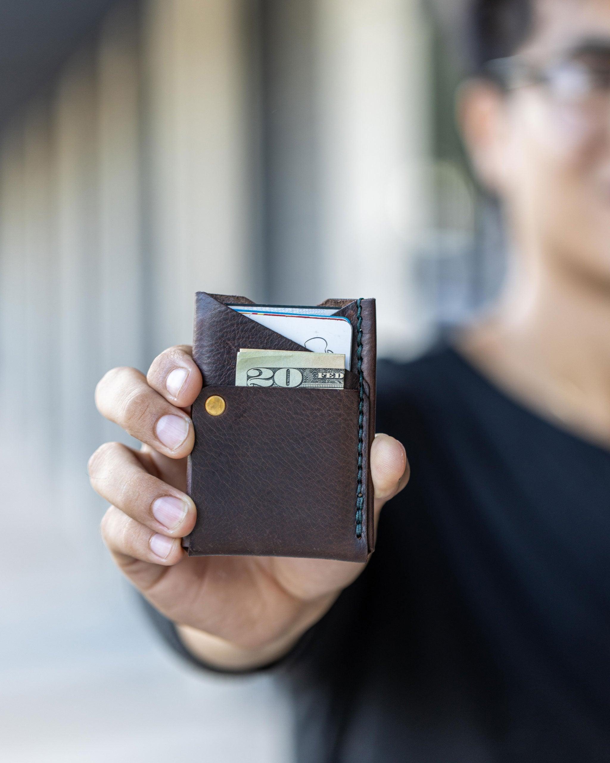 Big Spender Leather Wallet in Espresso – Espacio Handmade