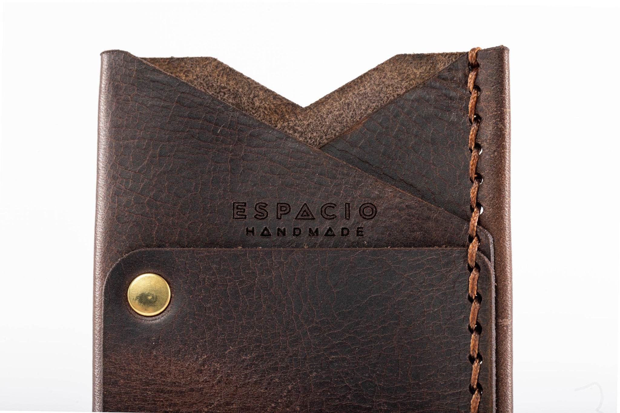 Big Spender Leather Wallet in Espresso - Espacio Handmade