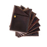 Big Spender Leather Wallet in Espresso - Espacio Handmade