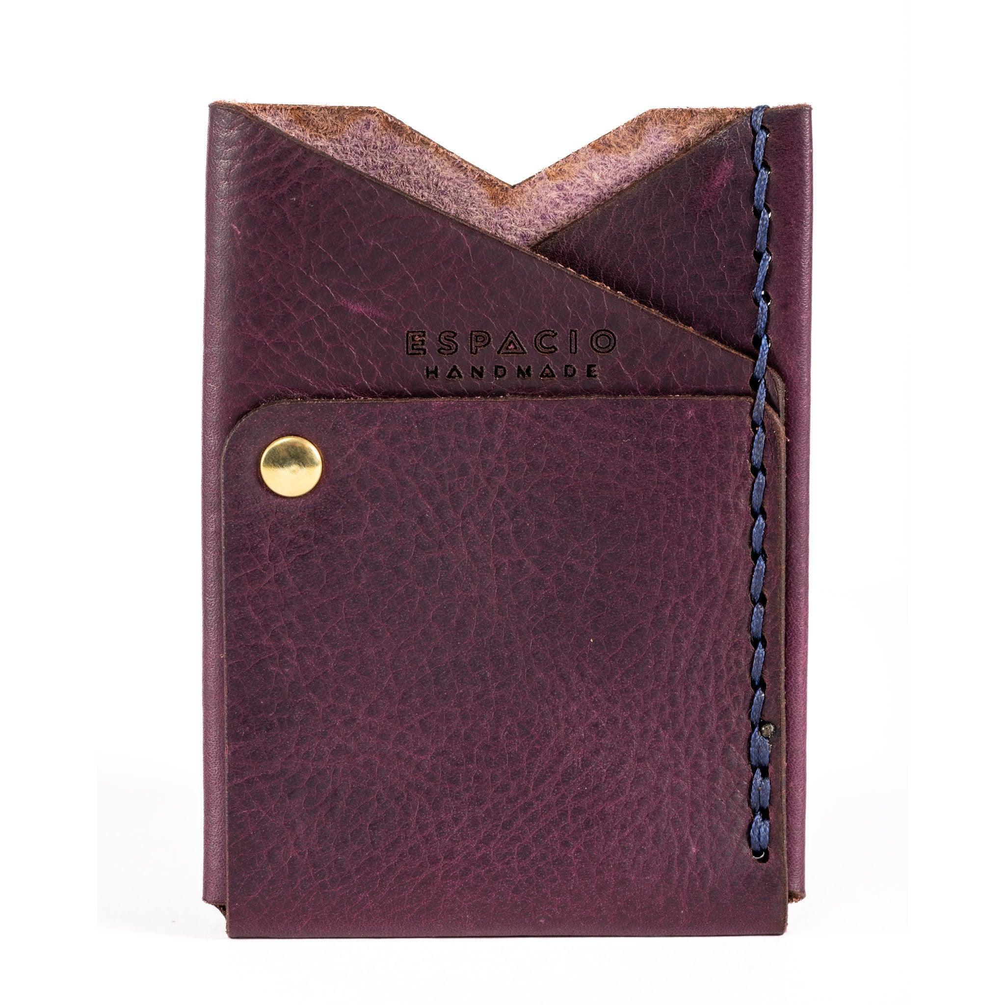 Big Spender Leather Wallet in Fig - Espacio Handmade