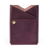 Big Spender Leather Wallet in Fig - Espacio Handmade