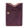 Big Spender Leather Wallet in Fig - Espacio Handmade