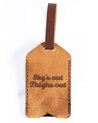 Leather Luggage Tags - Espacio Handmade