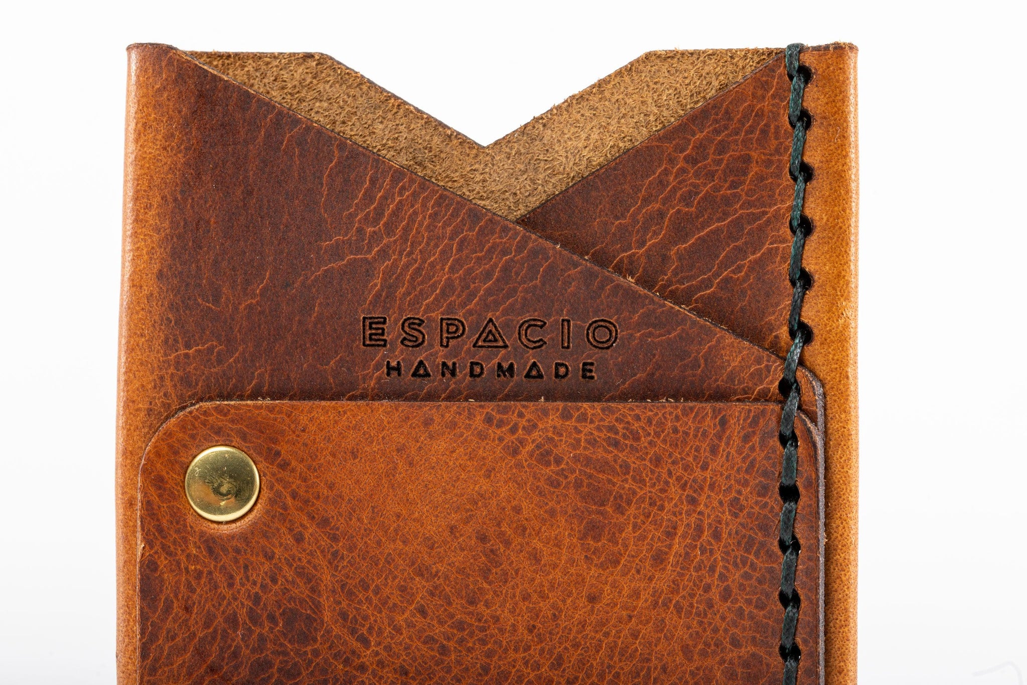 Big Spender Leather Wallet in Pecan - Espacio Handmade