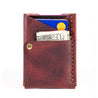Big Spender Leather Wallet in Sangria - Espacio Handmade