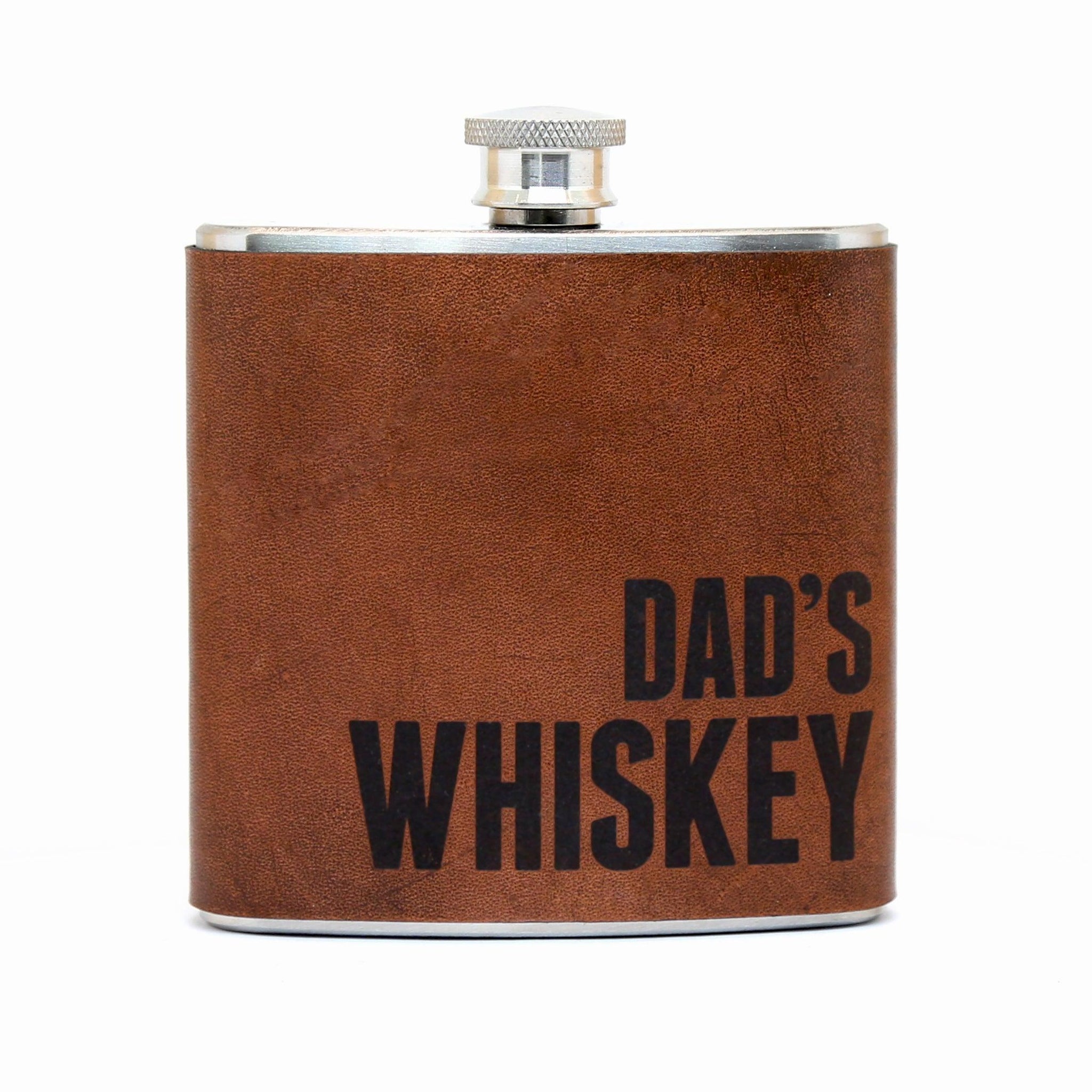 Dad's Whiskey Flask - Espacio Handmade