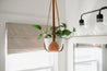 Monstera Leather Hanging Planter - Espacio Handmade